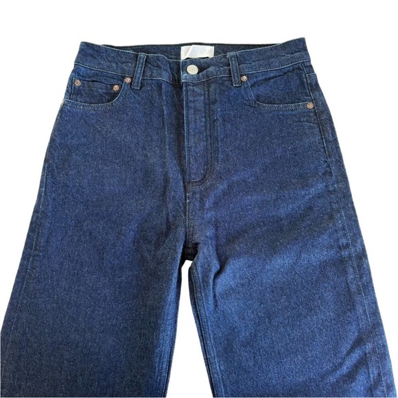 Revolve Boyish The Mikey La Strata Rinse High Rise Wide Leg Jeans Size 27 - Picture 3 of 9